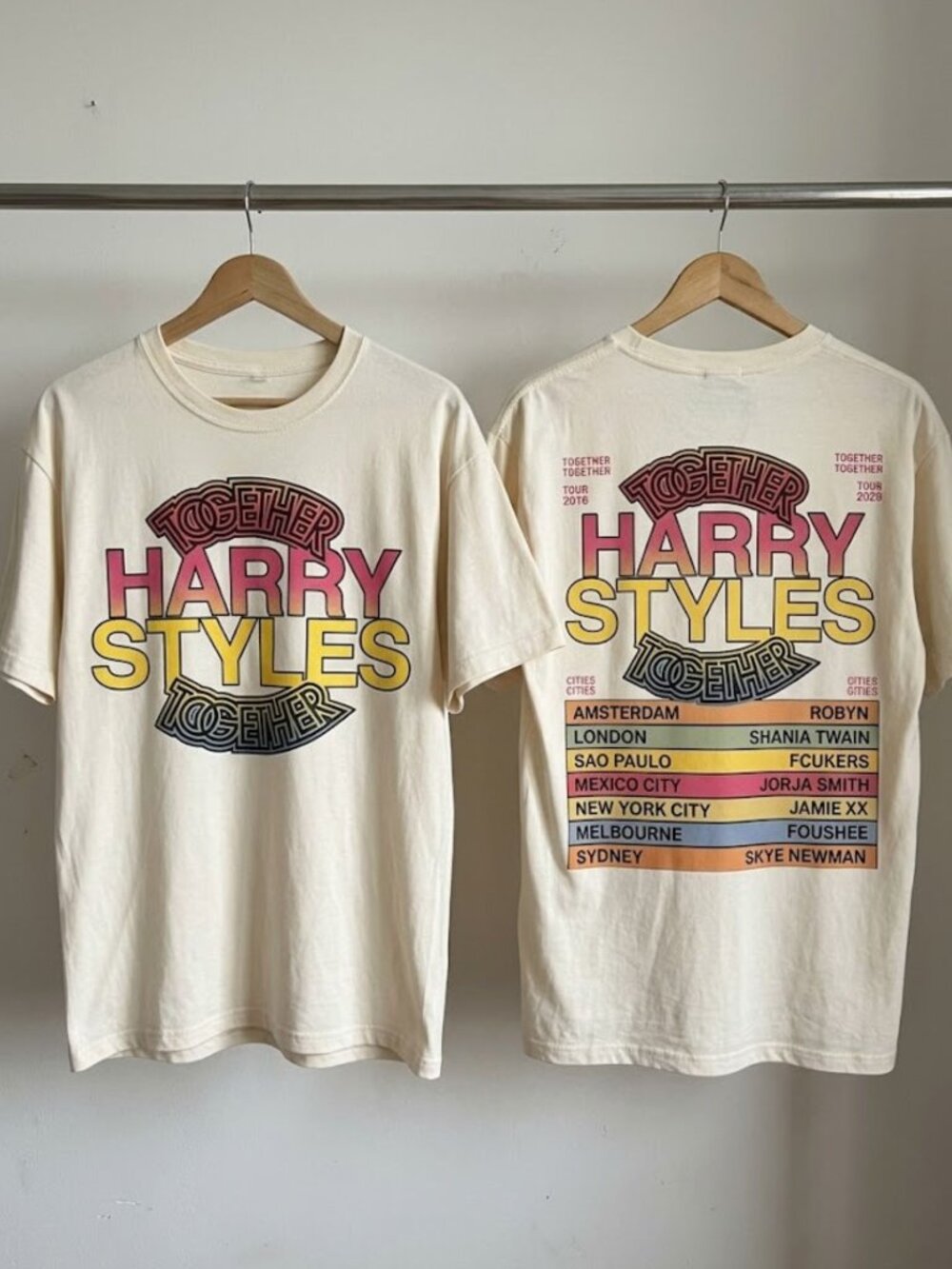Harry Styles Together Tour 2016-2026 T-Shirt Reprint